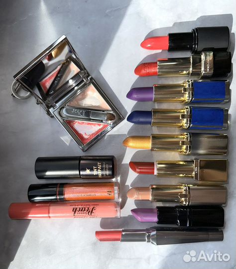 Лот помад и блесков для губ люкс лимитки