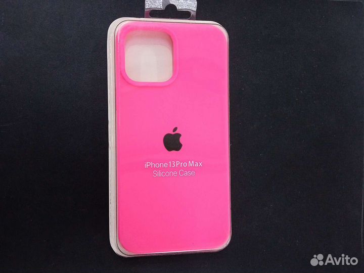Чехол на iPhone 13 Pro Max Ярко-розовый