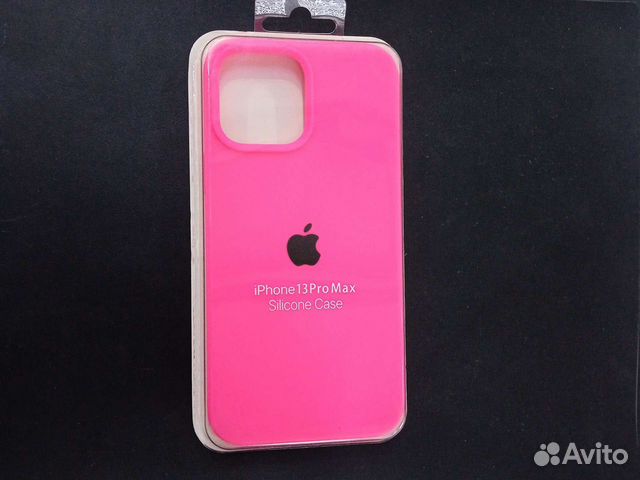 Чехол на iPhone 13 Pro Max Ярко-розовый