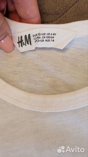 Майка летняя на мальчика H&m, kotton 134 разм