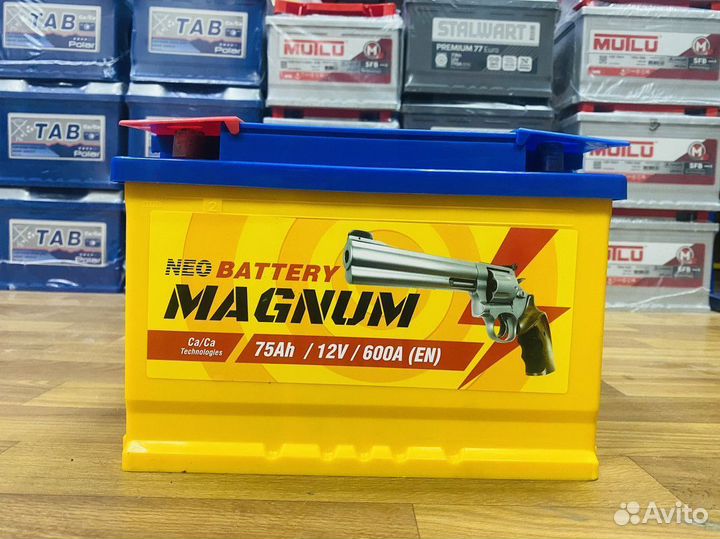 Аккумулятор 75 Magnum на Соболь Газель