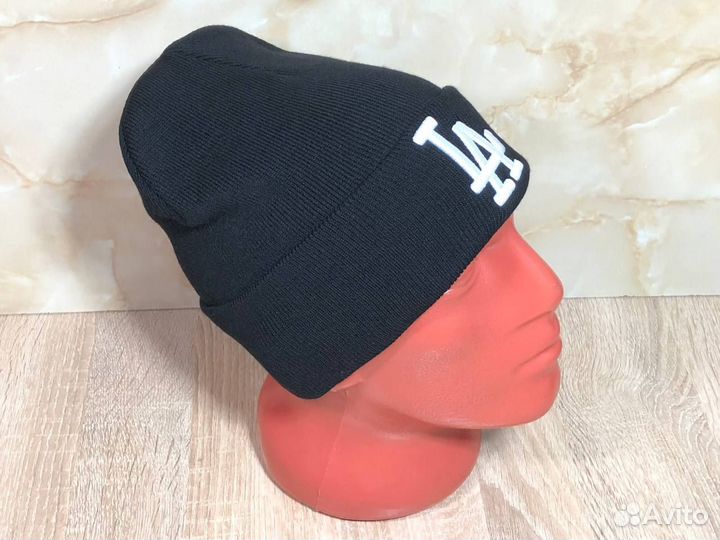 Шапка Los Angeles мужская. Зимняя, чёрная