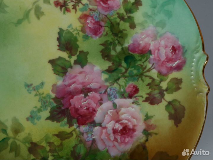 Старинные фарфороаые тарелки.Limoges