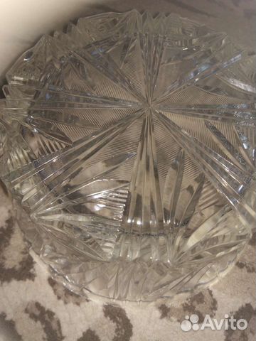 Ваза хрустальная