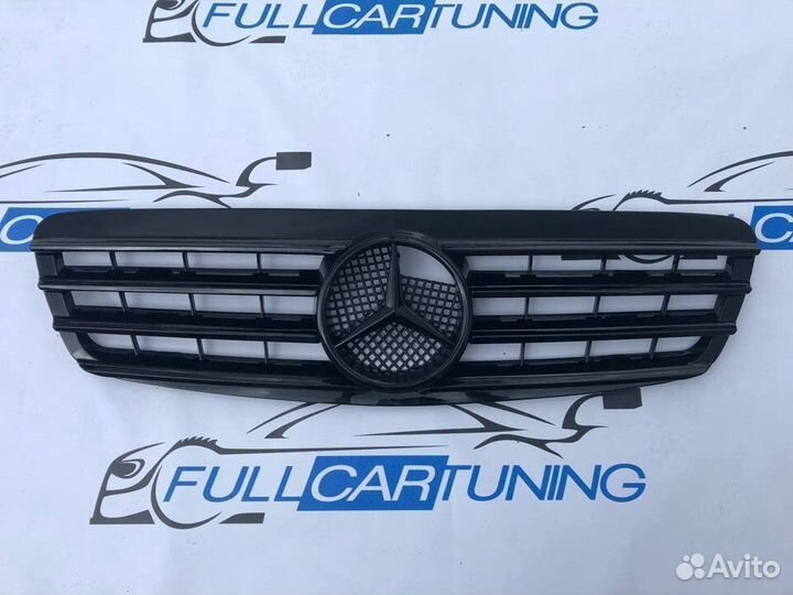 Решетка радиатора mercedes w220 AMG черная дорест