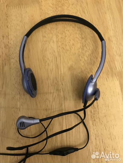 Наушники гарнитура Genius с микрофоном