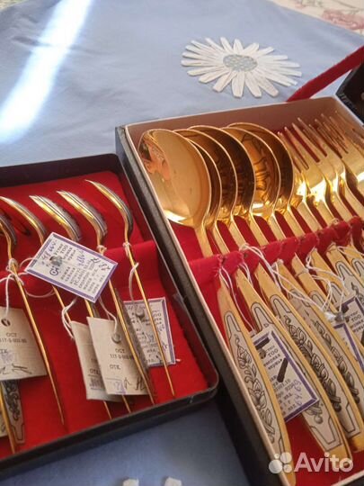 Столовое серебро 925 набор