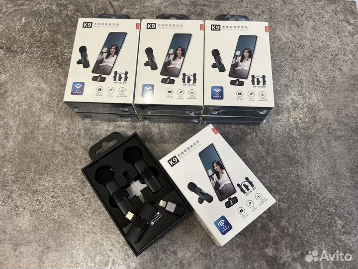 Микрофон петличный беспроводной К9