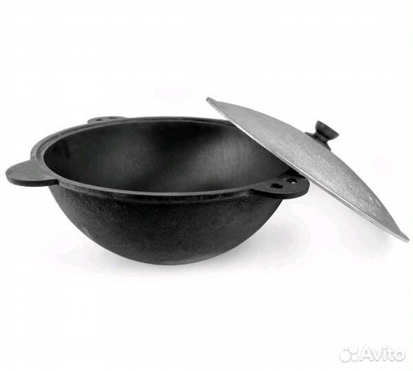 Казан чугунный 12 литров новый