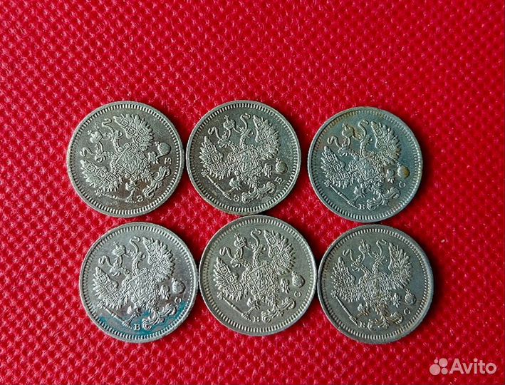 Царский серебряный билон