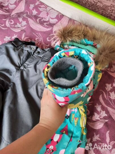 Зимний костюм для девочки