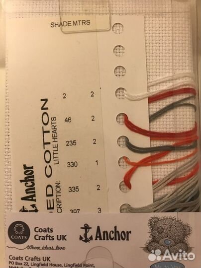 Набор для вышивания Anchor Медведь