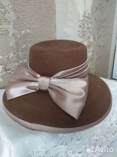Шляпа фетровая женская
