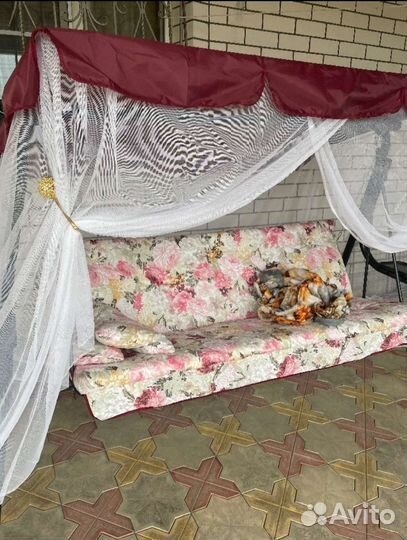 Садовые качели 3-местные Olsa Варна, до 210 кг