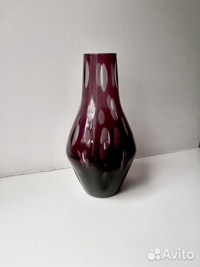 Ваза цветное стекло СССР