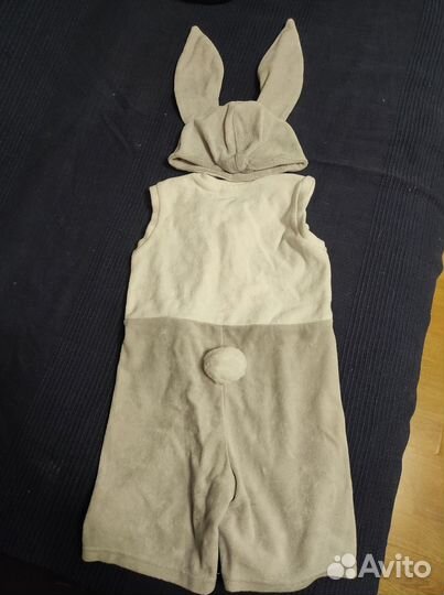 Новогодний костюм зайчика для мальчика р. 92-98 см