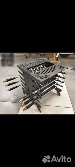 Мангал вертикальный, разборный