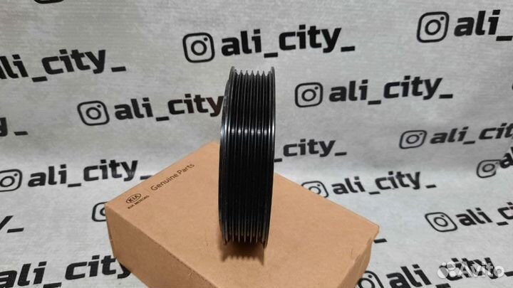 Шкив компрессора кондиционера Солярис Hyundai