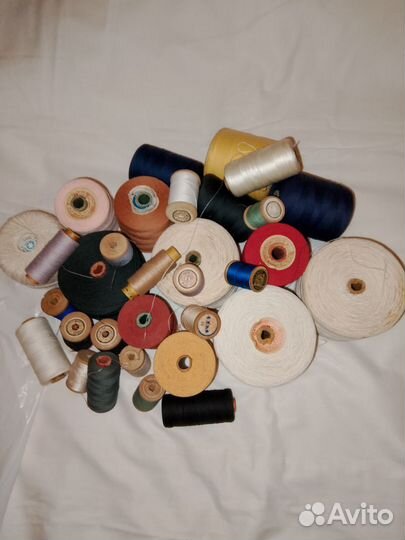 Нитки мулине и нитки для шитья СССР