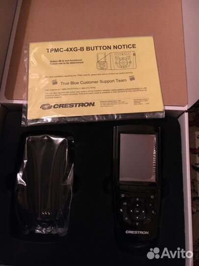 Пульт Crestron tpmc-4XG-B в черном цвете