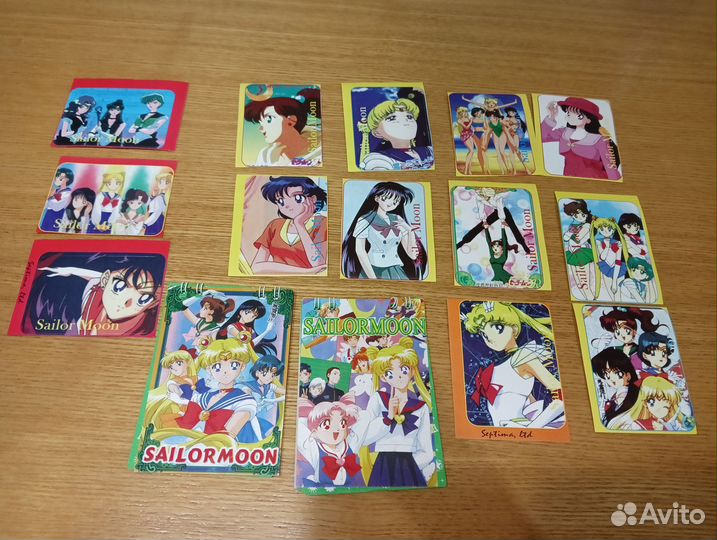 Наклейки sailor мун, блокноты