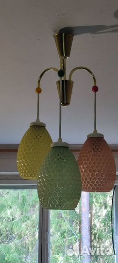 Люстра винтаж СССР из ГДР ананас