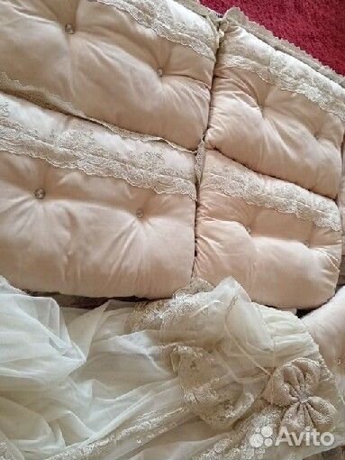 Бортики и балдахин в кроватку