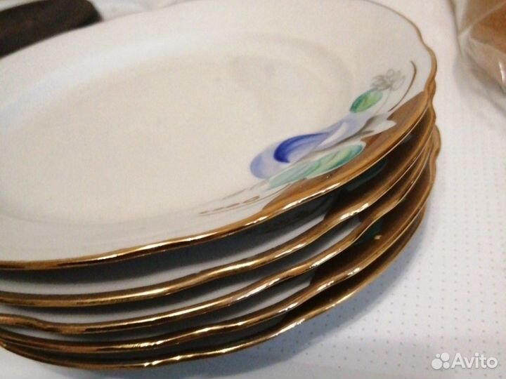 Десертные блюдца СССР 1988год, 5 штук