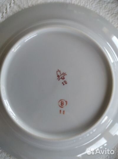 Винтажные тарелки СССР и Япония