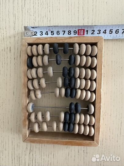 Счеты деревянные бу