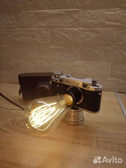 Светильник фотоаппарат ретро СССР