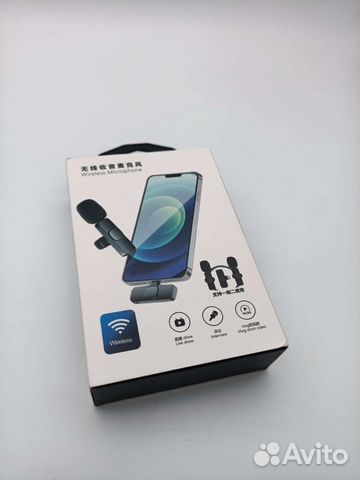 Микрофон петличный беспроводной type-c
