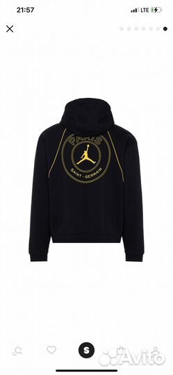 Мужская худи Jordan Paris Saint-Germain Fleece Po