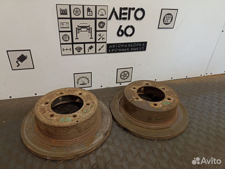 Диск тормозной задний для Mitsubishi Pajero 1