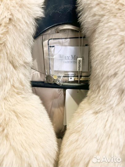 Парка модная с мехом