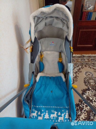 Детские санки коляска бу