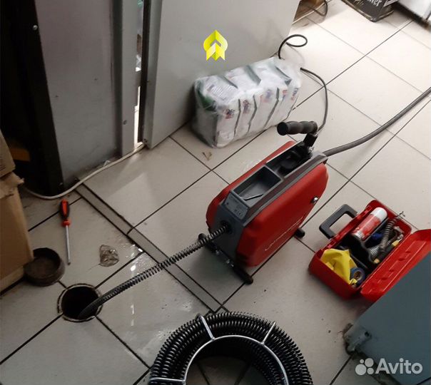 Прочистка канализации.устранение засоров.чистка