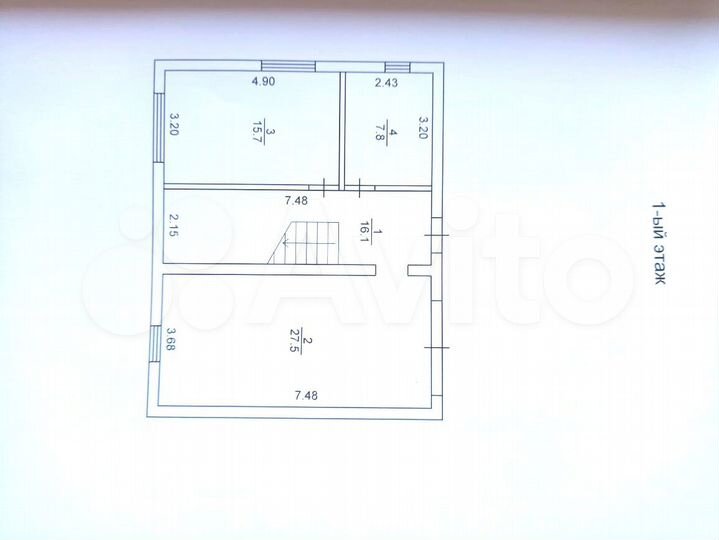 Коттедж 138,5 м² на участке 5 сот.