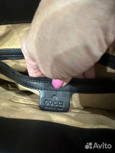 Сумка женская большая бу Gucci италия