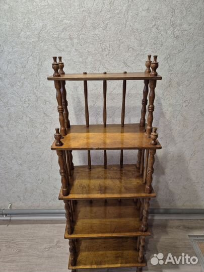 Этажерка деревянная старинная