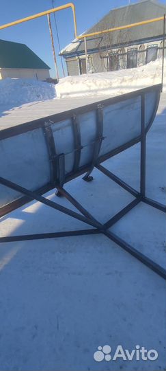 Снегоуборочный отвал(лопата) на chevrolet niva