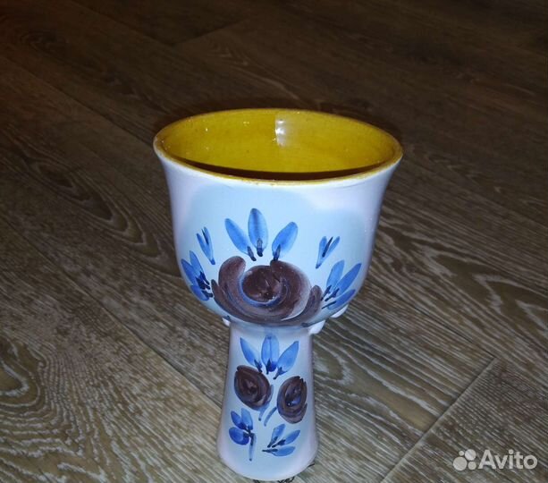 Винтажная ваза,светло розовая