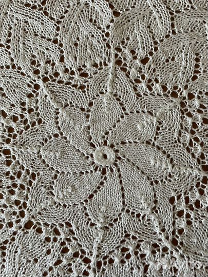 Вязаные салфетки спицами