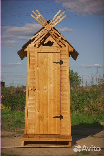 Дачный туалет деревянный TVP570