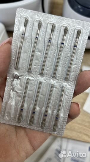 Фреза алмазная груша (синяя)