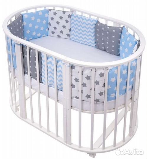 Бортики в детскую кроватку новые