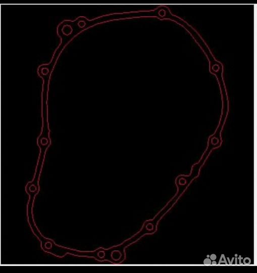 Прокладка правой крышки Yamaha 1RC-15461-00-00 FJ0