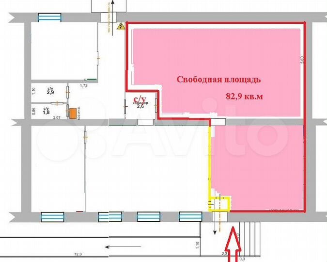 Свободного назначения, 82.9 м²