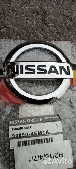 Эмблема Nissan Qashqai nissan x-trail