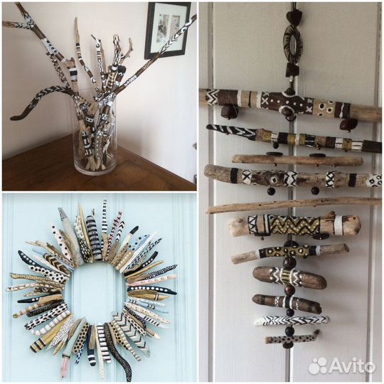 Набор морских коряг. Дрифтвуд